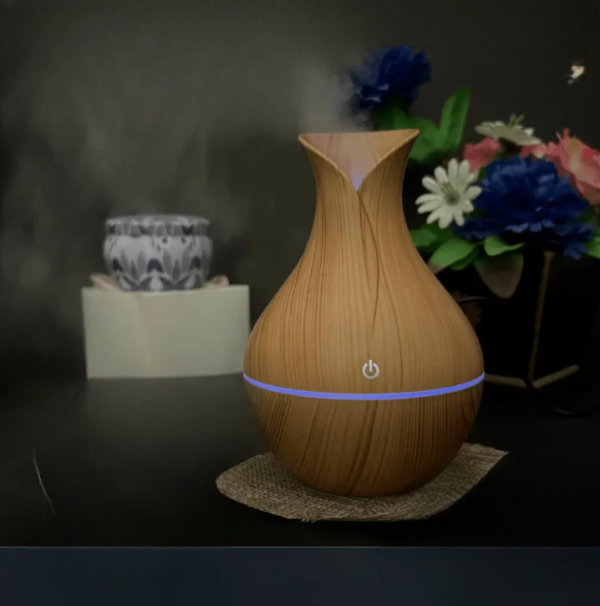 VASE Shape-LIGHT WOOD Air Humidifier & Diffuser